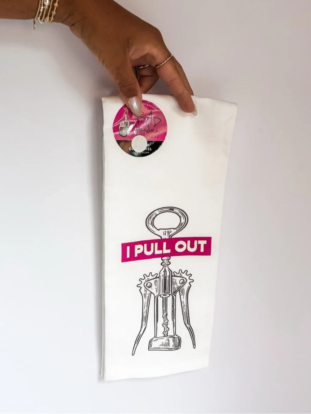 Funny kitchen towel decor
